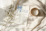 Something Blue Would She Rather Bridal Card