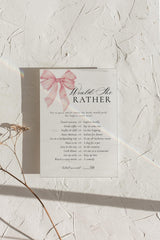 Would She Rather Bride Card
