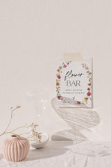 Wildflower Flower Bar Sign