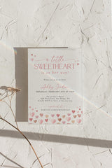 A Little Sweetheart Baby Shower Invitation