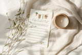 Locally Grown Baby Bucket List Card