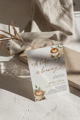 A Baby is Brewing Baby Shower Invitation