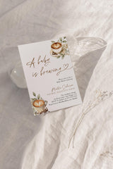 A Baby is Brewing Baby Shower Invitation
