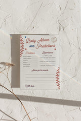Baby Advice and Predictions Card