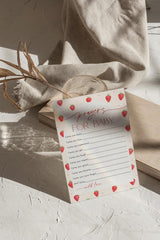 Prayers For Baby Cards — Strawberry