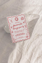 Holiday Favorite Things Party Invitation