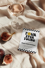 Four Ever Young Birthday Invitation