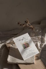 A New Chapter Baby Shower Invite