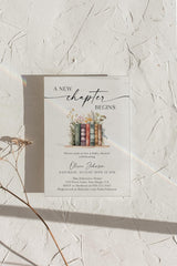 A New Chapter Baby Shower Invite