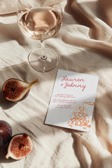 Champagne Tower Wedding Party Invitation