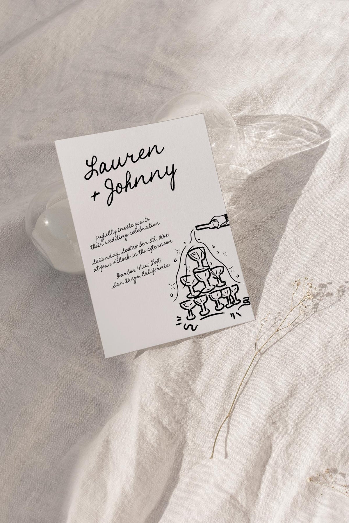 Wedding Save The Date Invitation