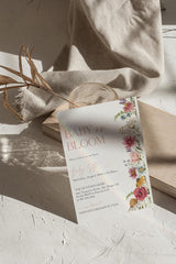 Baby In Bloom Wildflower Baby Shower Invite