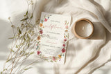 Our Little Wildflower Birthday Invitation
