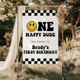 One Happy Dude First Birthday Sign