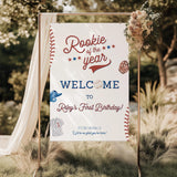 Baseball Welcome Sign