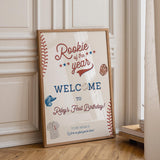 Baseball Welcome Sign