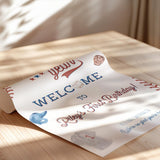 Baseball Welcome Sign