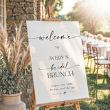 Bridal Brunch Welcome Sign