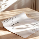 Calligraphy Wedding Welcome Sign — Modern (2)