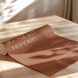 Terracotta Wedding Welcome Sign — Rehearsal Dinner