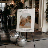Arched Photo Wedding Welcome Sign