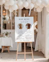 Dog Portrait Bar Menu Sign