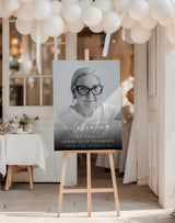 Memorial Photo Sign