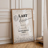 Disco Ball Bachelorette Welcome Sign