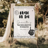 Rock Band Bachelorette Sign