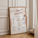 Baseball Rookie Year Poster