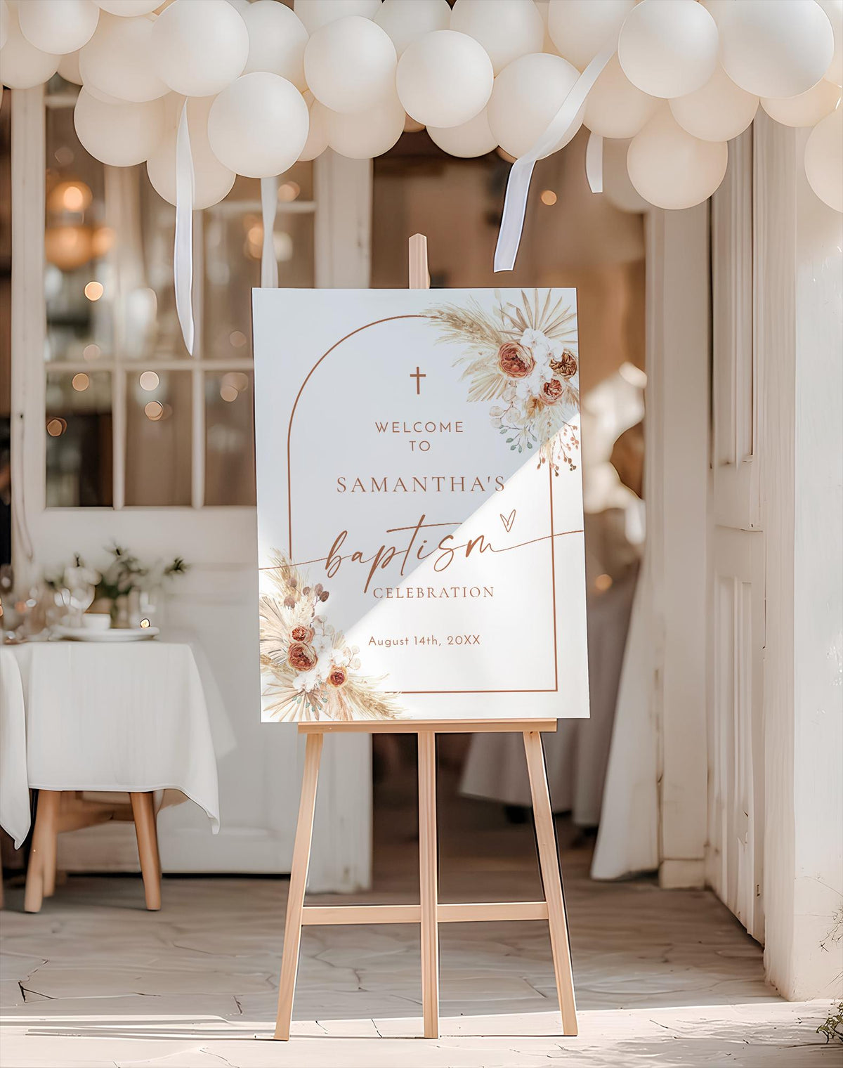 Baptism Welcome Sign