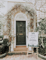 Winter Forest Baby Shower Welcome Sign