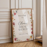 Watercolor Floral Welcome Sign — Garden (2)