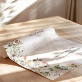 Wildflower Baby Shower Welcome Sign — Botanical Garden