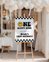 One Happy Dude First Birthday Sign