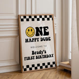 One Happy Dude First Birthday Sign