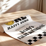One Happy Dude First Birthday Sign