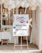 Baseball Welcome Sign