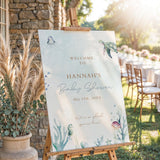 Ocean Baby Shower Welcome Sign