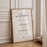 Calligraphy Welcome Sign