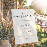 Calligraphy Welcome Sign