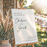 Calligraphy Wedding Welcome Sign — Modern (2)