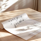 Modern Calligraphy Wedding Welcome Sign