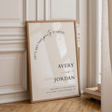 Script Wedding Welcome Sign