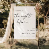 Night Before Wedding Sign