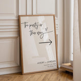 Directional Arrow Party Sign
