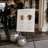 Dog Portrait Bar Menu Sign