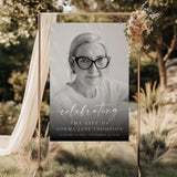 Memorial Photo Sign