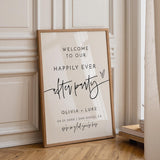Happily Ever After Party Sign