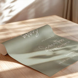 Hello Baby Sage Green Welcome Sign